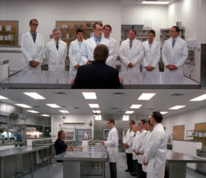 Laboratório de desenvolvimento de comidas.