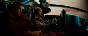 Dois blade runners em Spinner.
