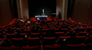 Reunião com os investidores.