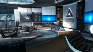 Escritório do CCO da Abstergo Entertainment.